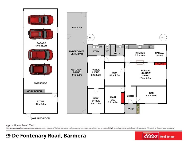 29 DeFontenay Road, Barmera SA 5345 Floorplan