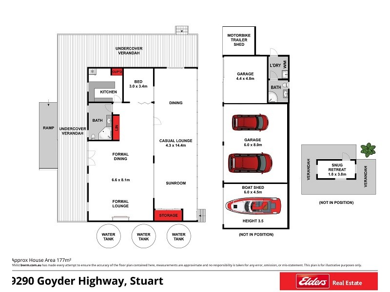 9290 Goyder Highway, Stuart SA 5320 Floorplan