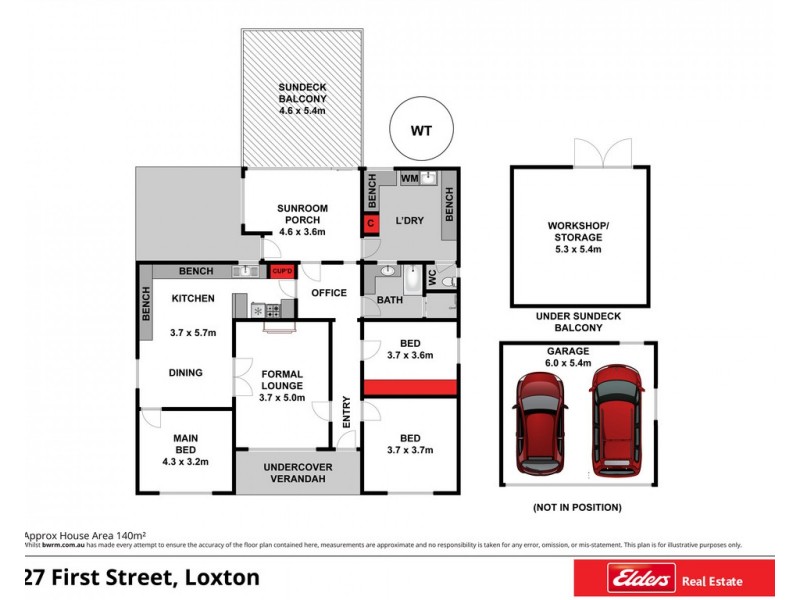 27 First Street, Loxton SA 5333 Floorplan