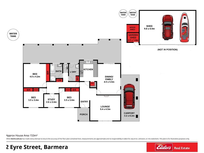 2 Eyre Street, Barmera SA 5345 Floorplan