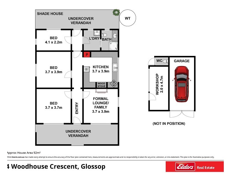 4 Woodhouse Crescent, Glossop SA 5344 Floorplan