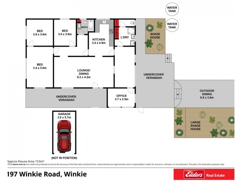197 Winkie Road, Winkie SA 5343 Floorplan