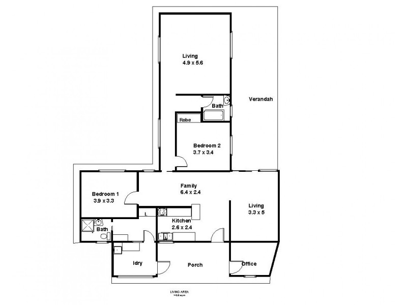 21 Proud Avenue, Loxton SA 5333 Floorplan