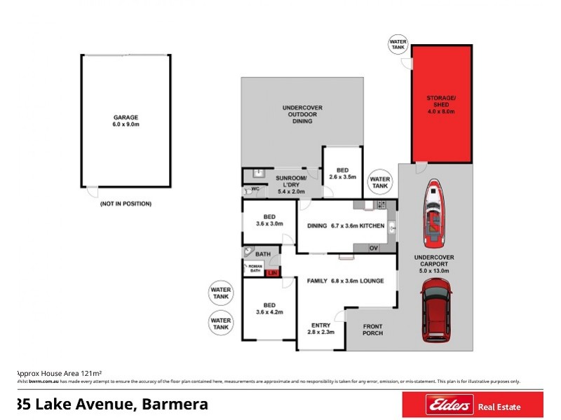 35 Lake Avenue, Barmera SA 5345 Floorplan