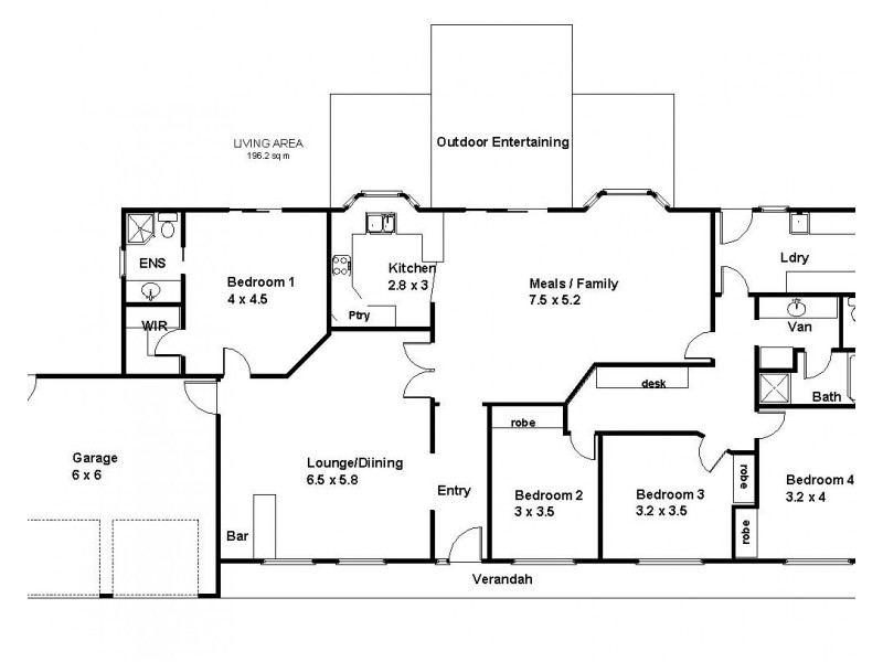 52 WHEATLEY ROAD, Loxton SA 5333 Floorplan