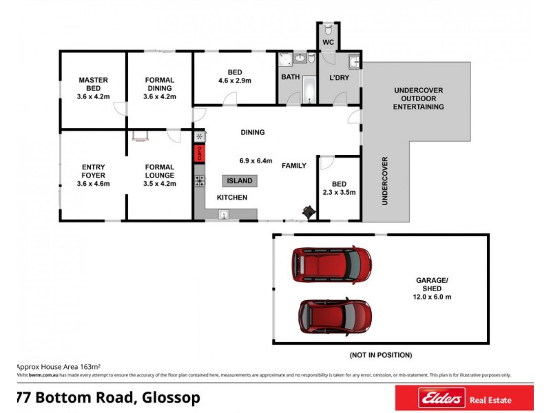 77 Bottom Road, Glossop SA 5344 Floorplan