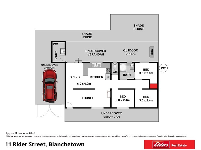 11 Rider Street, Blanchetown SA 5357 Floorplan