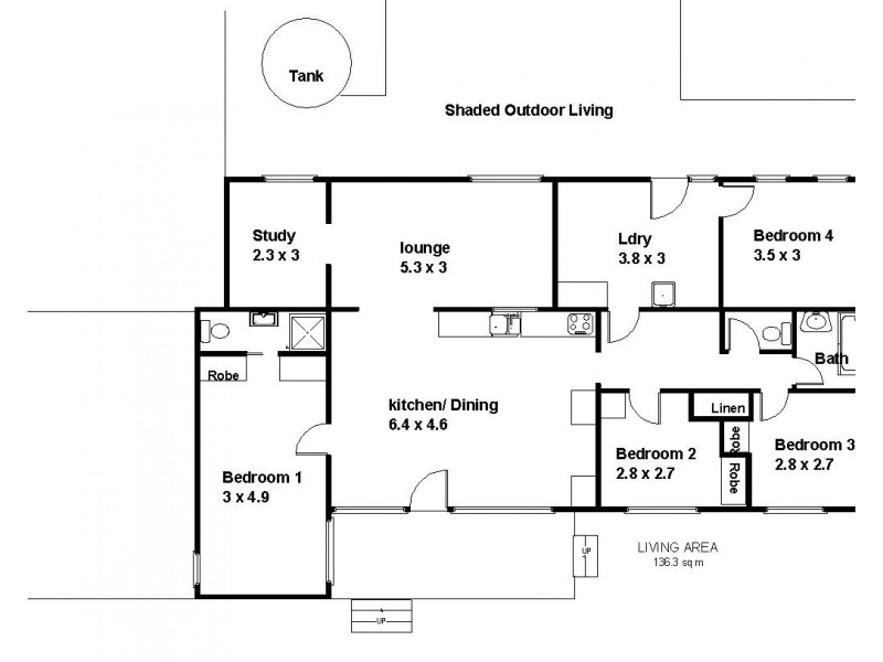 18 TRAEGER STREET, Loxton SA 5333 Floorplan