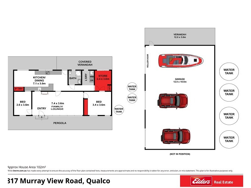 817 Murrayview Road, Ramco SA 5322 Floorplan