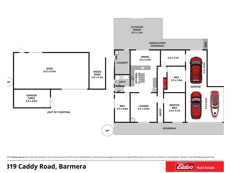 319 Caddy Road, Loveday SA 5345 Floorplan