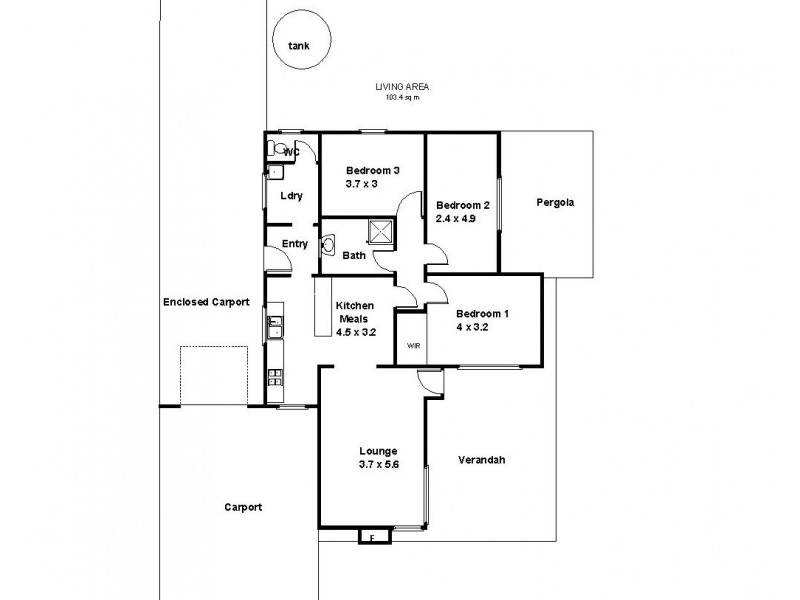 1540 Bookpurnong Road, Loxton SA 5333 Floorplan