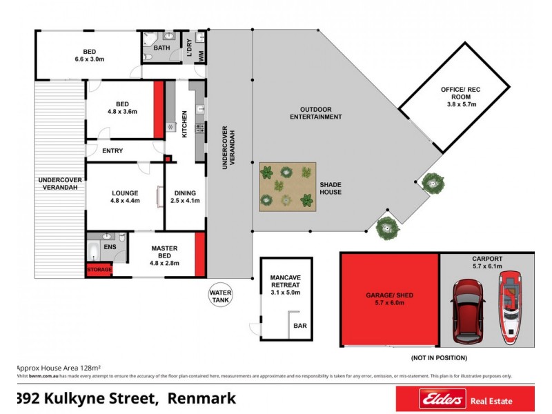 392 Kulkyne Street, Renmark SA 5341 Floorplan