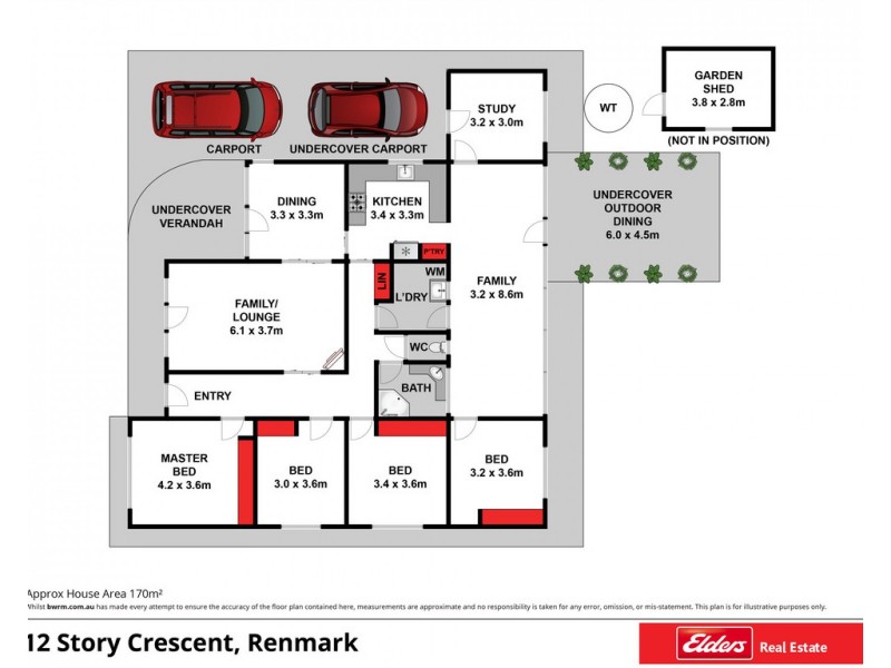 12 Story Crescent, Renmark SA 5341 Floorplan