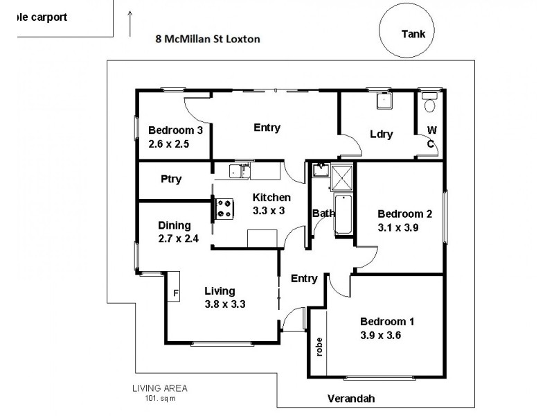 8 McMillan Street and 5 Sadlier Street, Loxton SA 5333