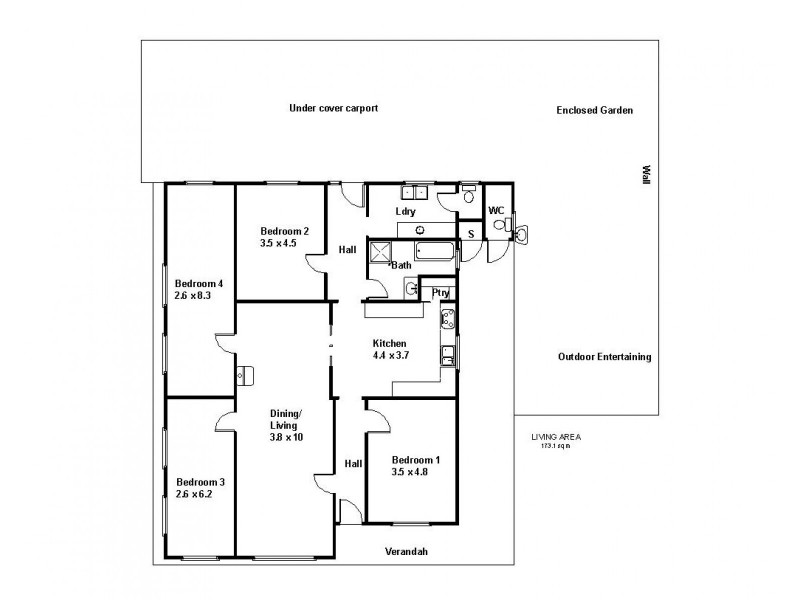 28A Brand Drive, Loxton SA 5333 Floorplan