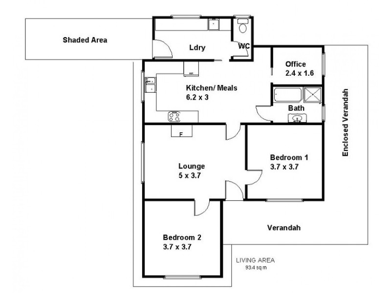 314 Old Sturt Highway, Glossop SA 5344 Floorplan