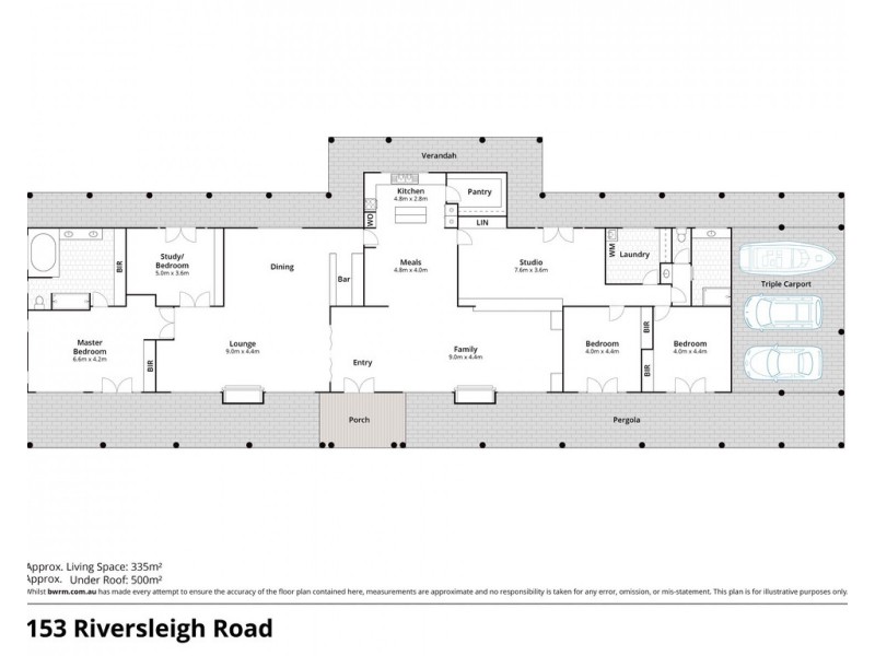 153 Riversleigh Road, Taylorville SA 5330 Floorplan