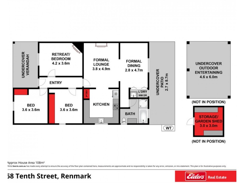 58 Tenth Street, Renmark SA 5341 Floorplan