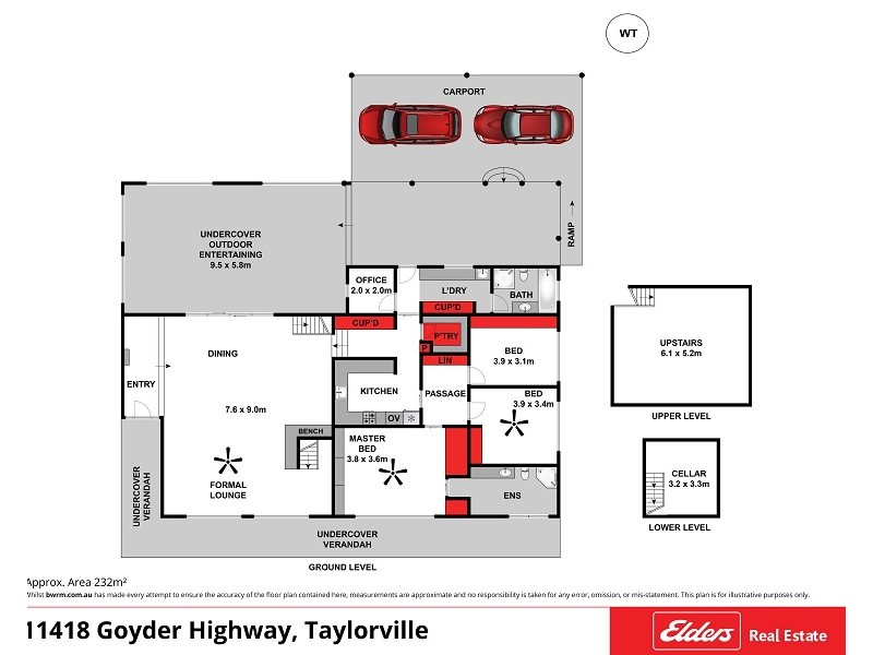 11418 Goyder Highway, Taylorville SA 5330 Floorplan