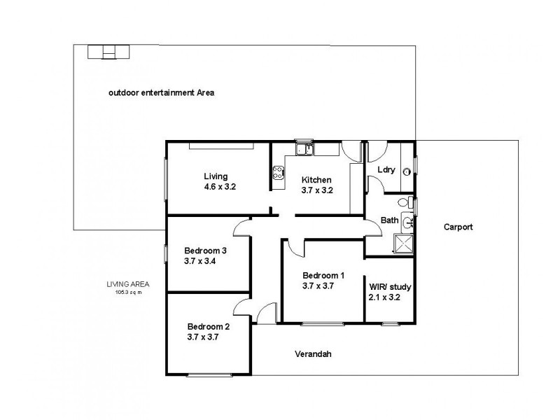 1546 BOOKPURNONG ROAD, Loxton SA 5333 Floorplan