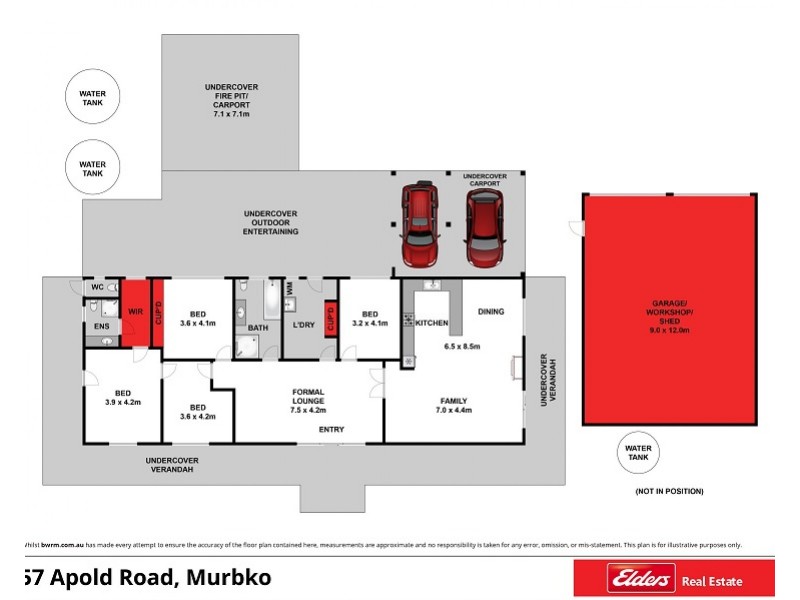 57 Apold Road, Murbko SA 5320 Floorplan