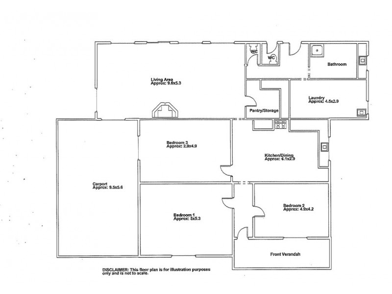 650 Kingston Road, Moorook SA 5332 Floorplan