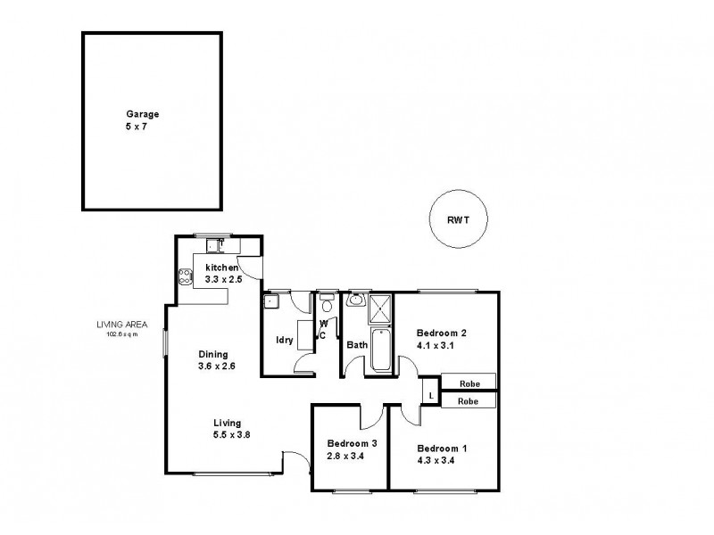 53 Drabsch Street, Loxton SA 5333 Floorplan