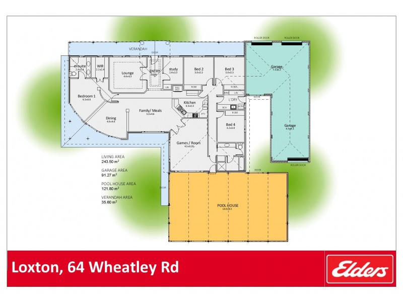 64 Wheatley Road, Loxton SA 5333 Floorplan