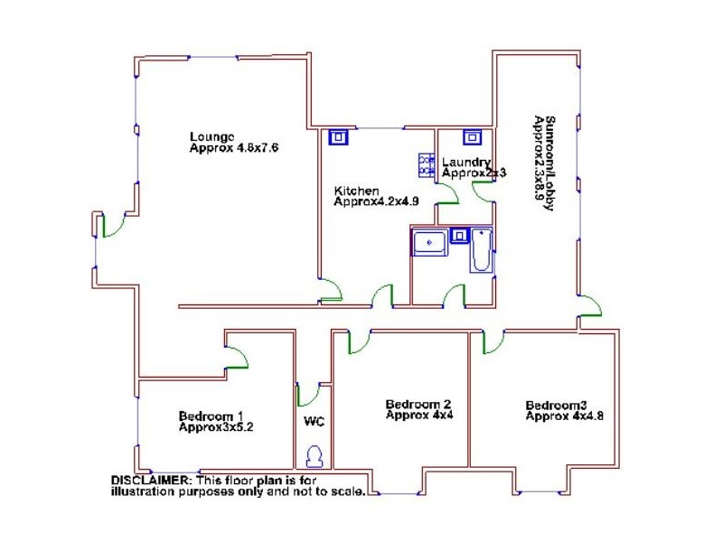 16 Nineteenth Street, Renmark SA 5341 Floorplan