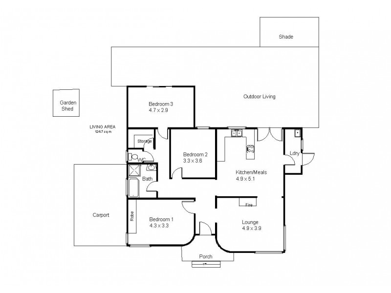 26 Dickerson Street, Barmera SA 5345 Floorplan
