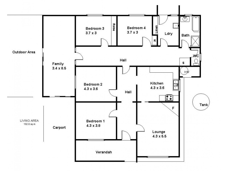 29 Gogel Road, Moorook SA 5332 Floorplan