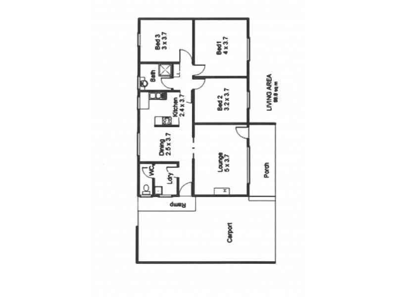 188 Virgo Road, Waikerie SA 5330 Floorplan