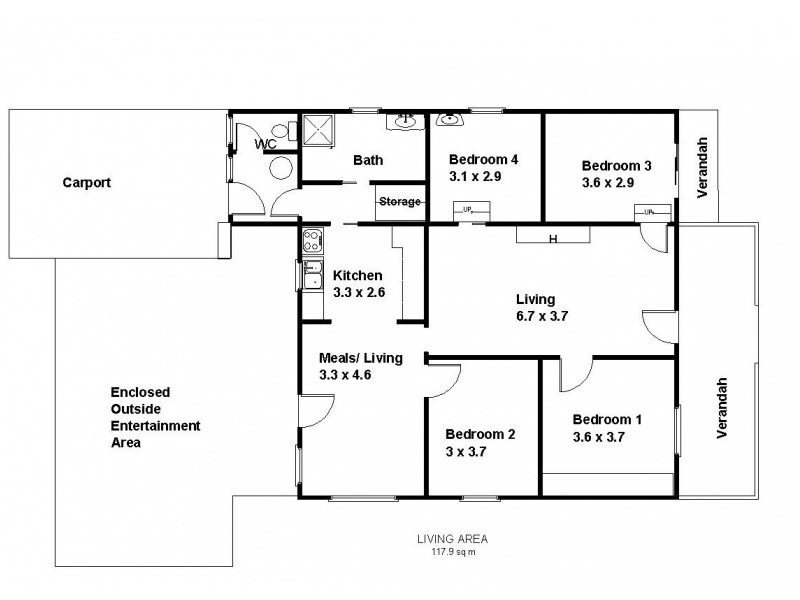7 Henderson Street, Waikerie SA 5330 Floorplan