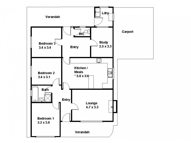 30 Pauline Street, Paringa SA 5340 Floorplan