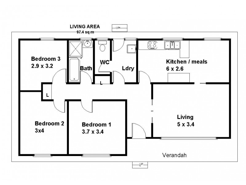 14 Garrard Street, Barmera SA 5345 Floorplan