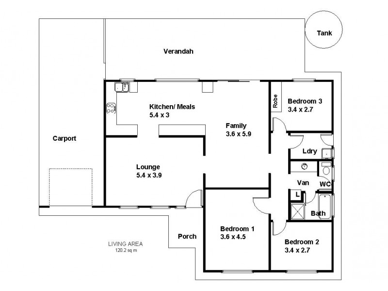 22 Murray Price Drive, Renmark SA 5341 Floorplan