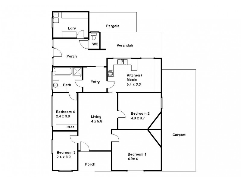 1 Sixteenth Street, Renmark SA 5341 Floorplan