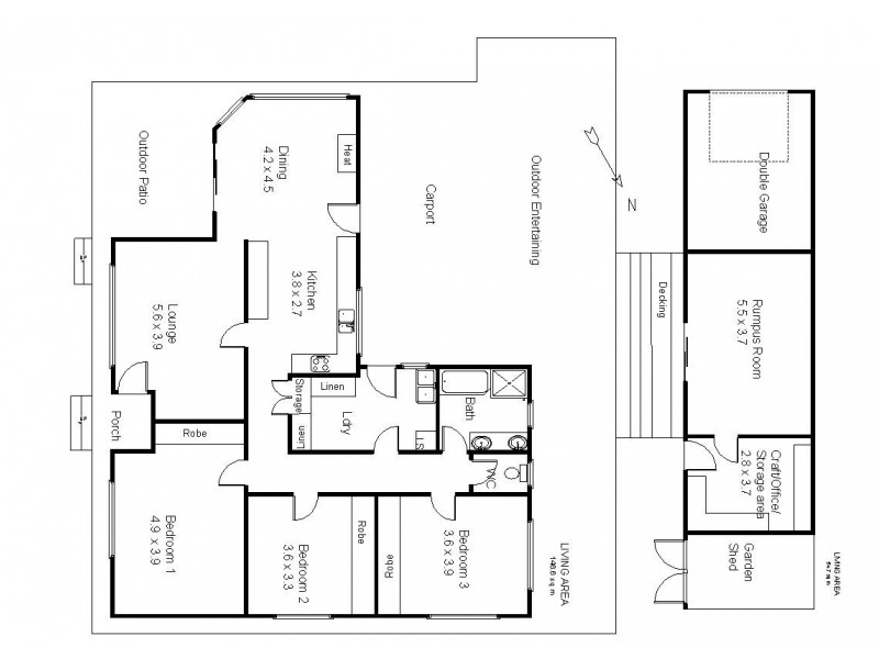 30 Wodonga Ave, Loxton SA 5333 Floorplan