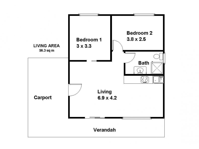 3/41 Queen Elizabeth Drive, Barmera SA 5345 Floorplan