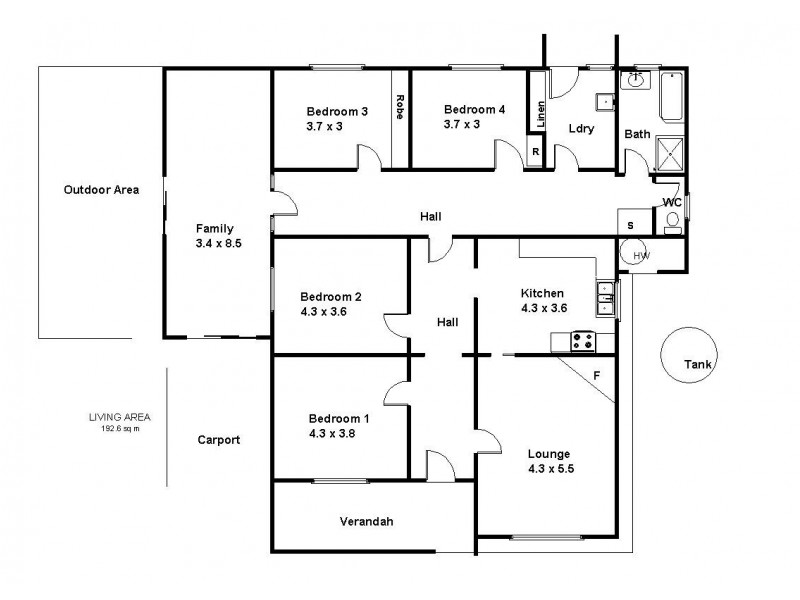29 Gogel Road, Moorook SA 5332 Floorplan