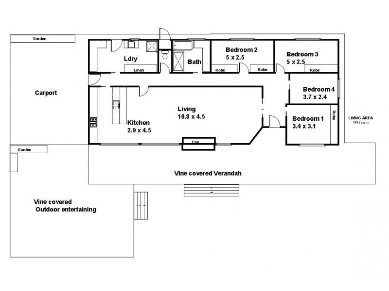 56 Costello Road, Loveday SA 5345 Floorplan