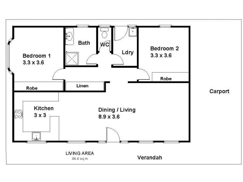 199 Ral Ral Avenue, Renmark SA 5341 Floorplan