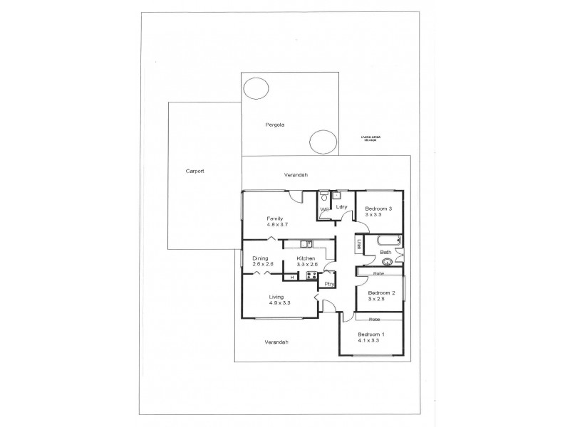 13 Streeter Avenue, Glossop SA 5344 Floorplan