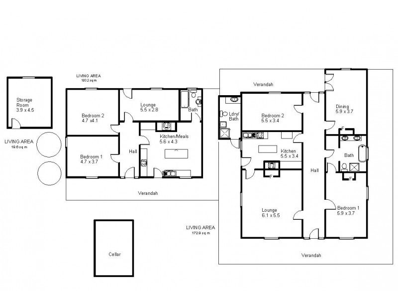 79 Casson Avenue, Loxton SA 5333 Floorplan