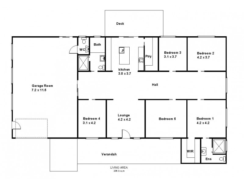 61 Crescent Street, Renmark SA 5341 Floorplan