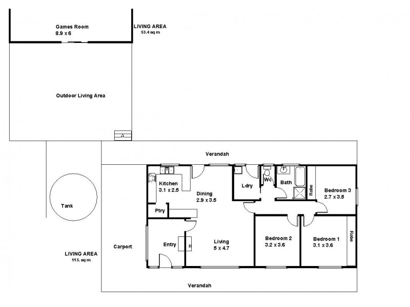 3 Bullpit Road, Winkie SA 5343 Floorplan