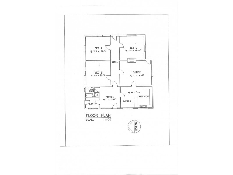 44 Shortt Road, Glossop SA 5344 Floorplan
