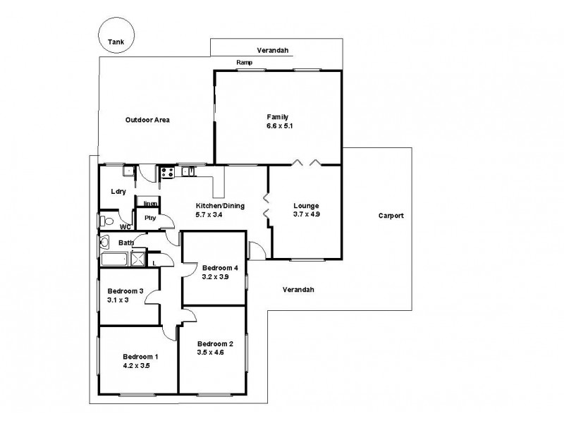 4 Hague Street, Barmera SA 5345 Floorplan