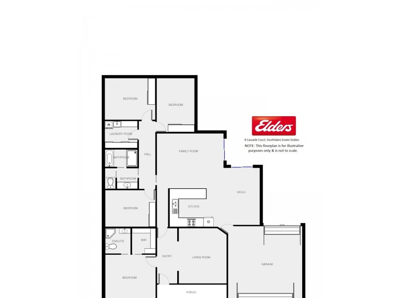 8 Cascade Court, Dubbo NSW 2830 Floorplan