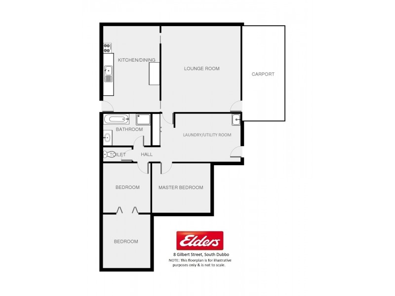 8 Gilbert Street, Dubbo NSW 2830 Floorplan